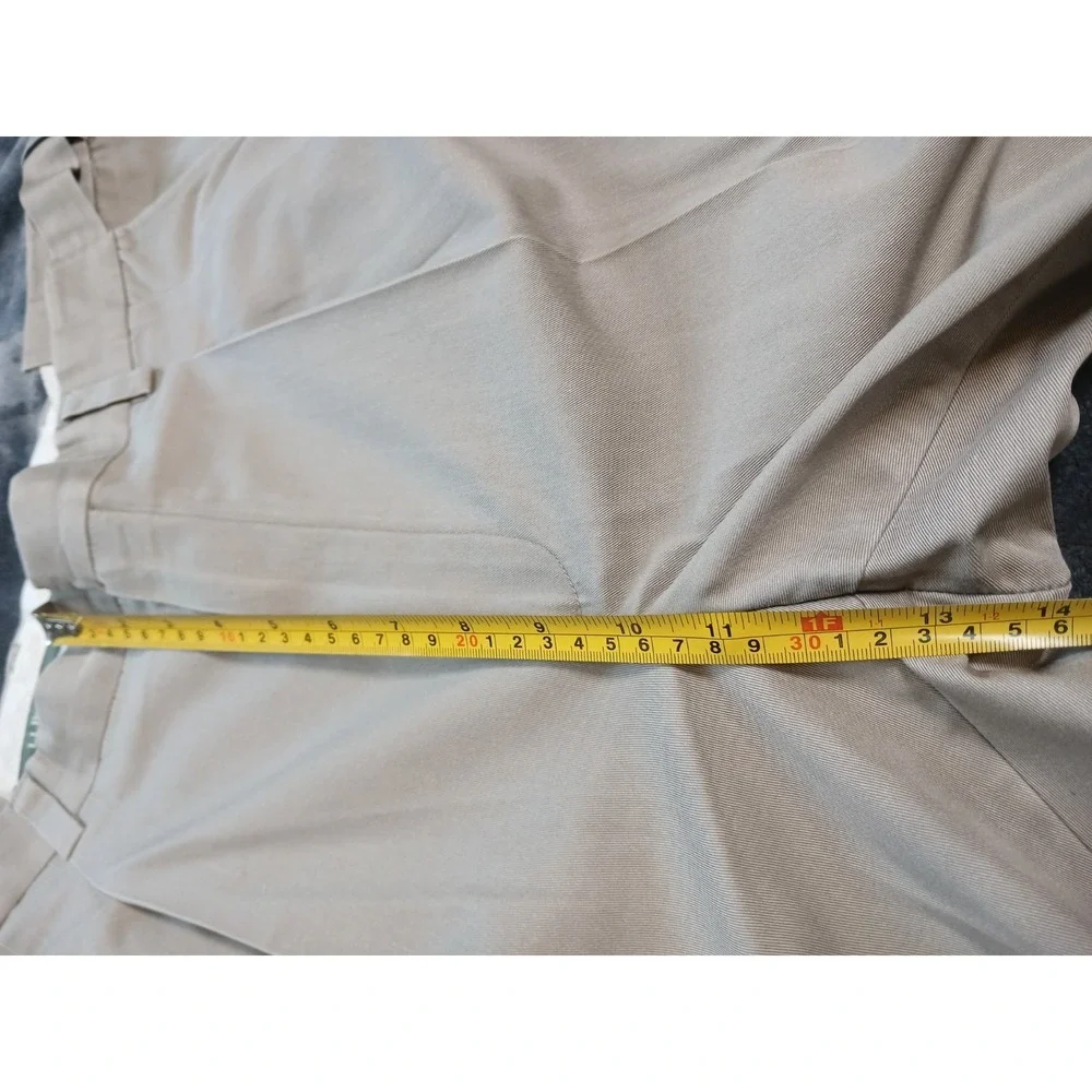 LL Bean Pants ‎ Comfort Waist Mens 36x29 Beige Lakewashed Stretch Khakis